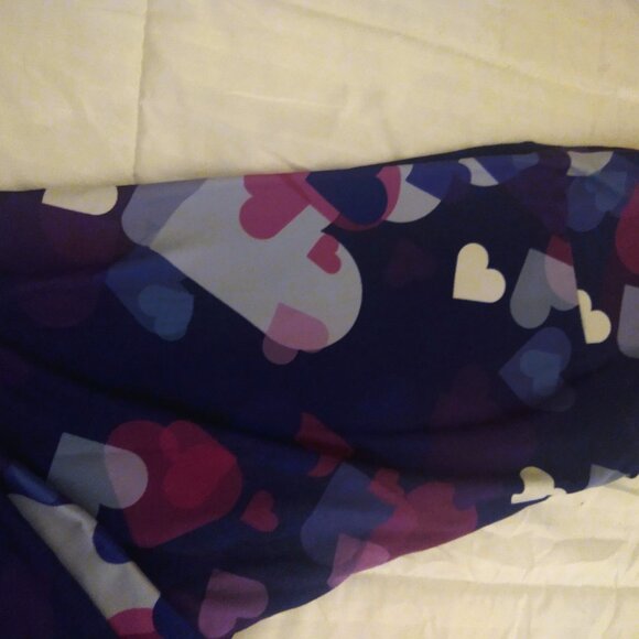 Purple heart leggings 2xl - Picture 2 of 7